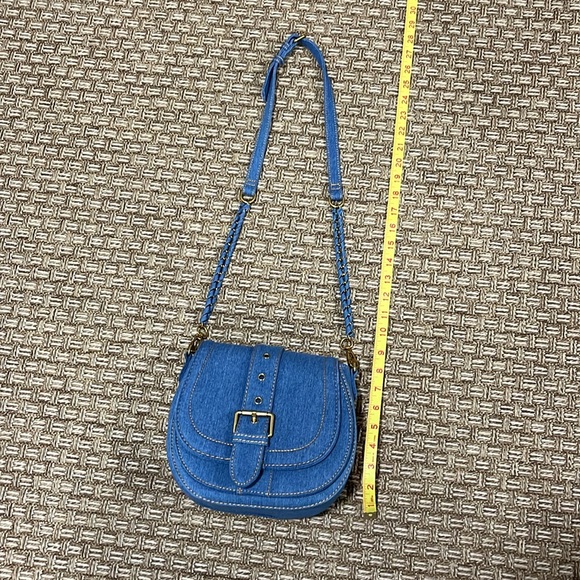 HOUSE OF HARLOW 1960 denim cross body purse, good condition. - Picture 5 of 11
